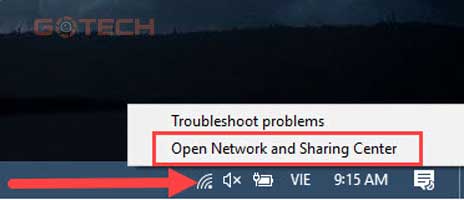 click-dup-vao-bieu-tuong-wifi-chon-open-network-and-sharing-center