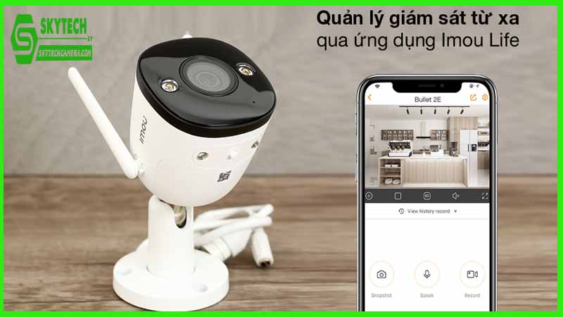 Camera Imou IPC-F52FP: Giám sát từ xa dễ dàng qua ứng dụng di động