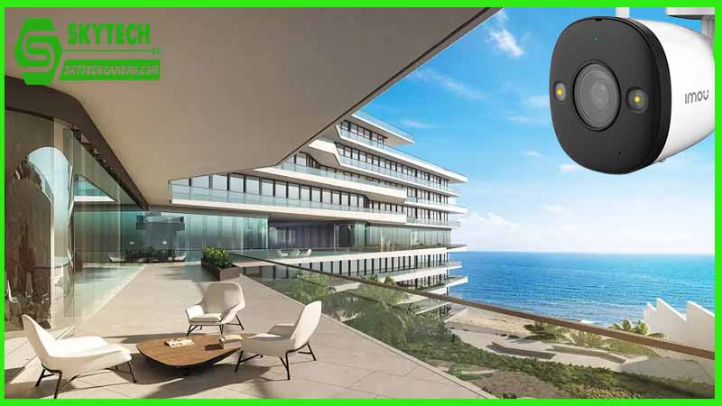 Ứng dụng camera Imou IPC-F22FP trong việc giám sát an ninh các khu vực công cộng của khách sạn.