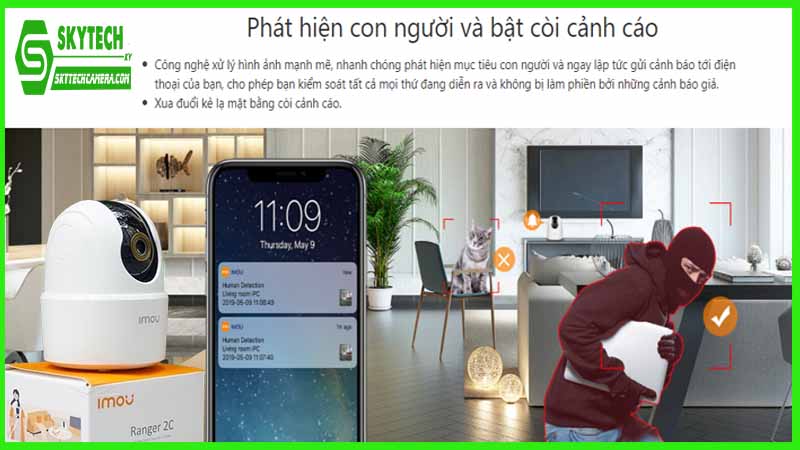 Cài đặt chế độ ghi hình khi có chuyển động trên camera Imou IPC-TA42CP