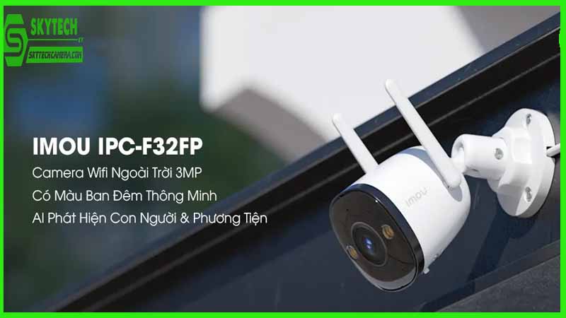 Camera Imou IPC-F22FP với tính năng ghi hình chất lượng cao trong mọi điều kiện ánh sáng