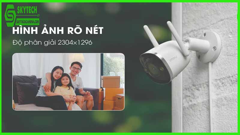 Camera Imou IPC-F52FP và khả năng giám sát cả ngày và đêm không gián đoạn