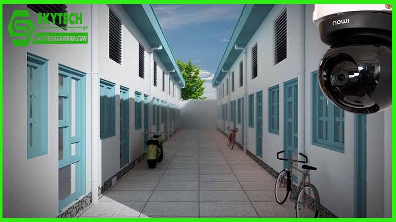 Giám sát không gian chung trong khu trọ (hành lang)