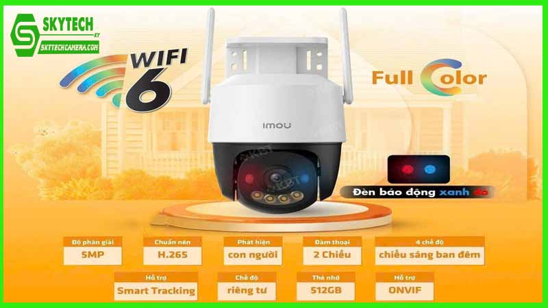 Lắp đặt Camera IMOU Cruiser SC 5MP giúp bảo vệ tài sản ngay cả khi bạn không có mặt tại hiện trường
