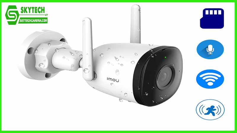 Sử dụng camera Imou IPC-F22FP để kiểm tra an ninh khu vực xung quanh khu nhà ở.
