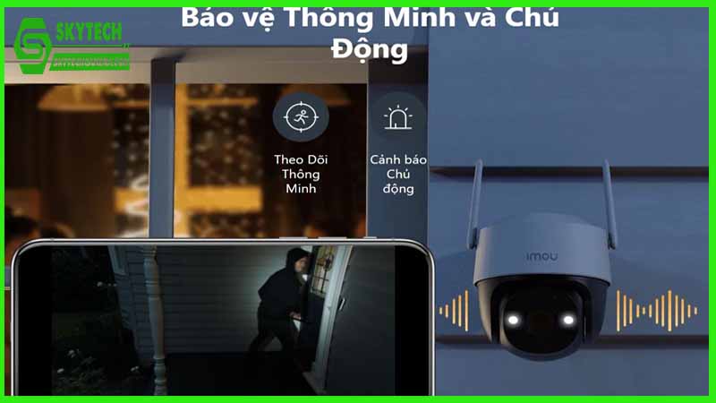 Ứng dụng AI trong Camera IMOU Cruiser SC 5MP: Phát hiện kẻ xâm nhập và bảo vệ tài sản kịp thời