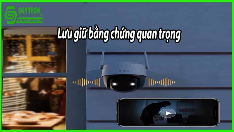 Ứng dụng AI trong Camera IMOU Cruiser SC 5MP: Phát hiện kẻ xâm nhập và bảo vệ tài sản kịp thời