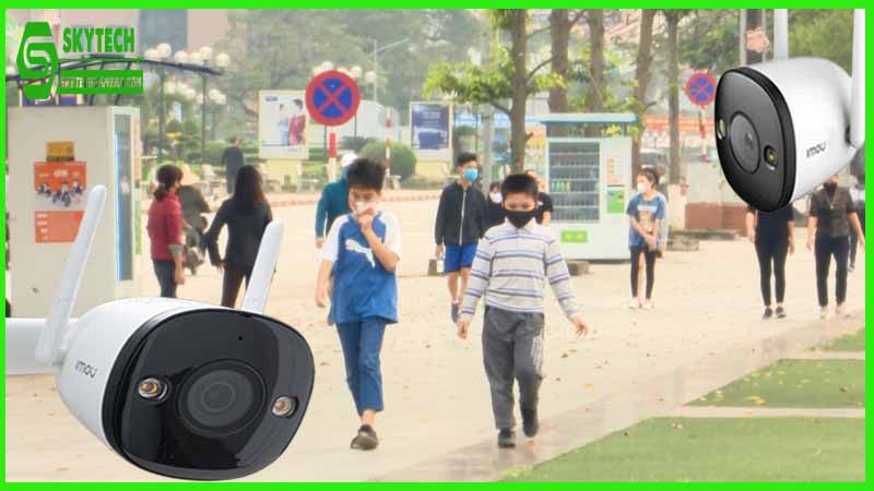 Ứng dụng của Camera Imou IPC-F52FP trong giám sát các khu vực công cộng