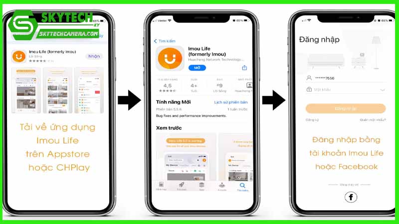 Hướng dẫn sử dụng ứng dụng Imou để giám sát camera IPC-TA42CP