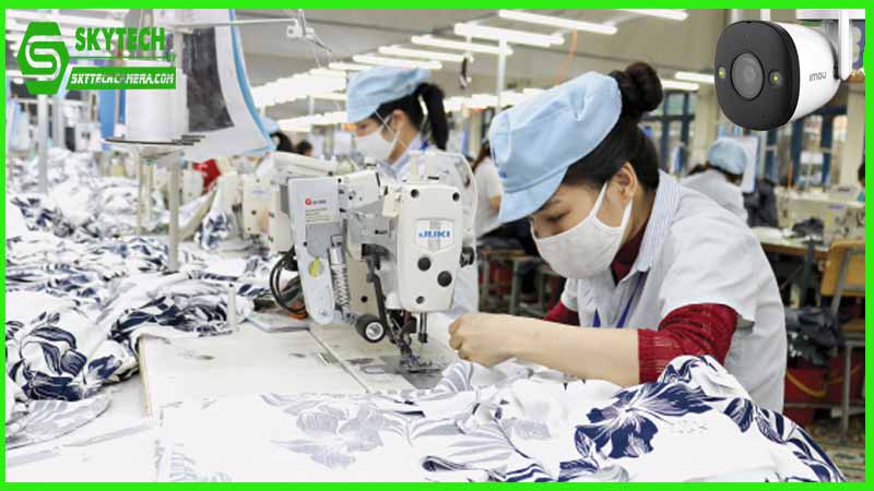 Camera Imou IPC-F52FP: Giám sát nhân viên và hoạt động sản xuất tại doanh nghiệp