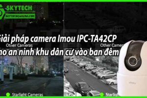 Giải pháp camera Imou IPC-TA42CP cho an ninh khu dân cư vào ban đêm