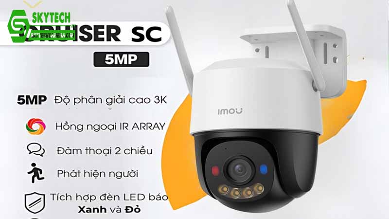Cách bảo vệ tài sản hiệu quả với Camera IMOU Cruiser SC 5MP tại các khu vực có nguy cơ cao về trộm cắp 