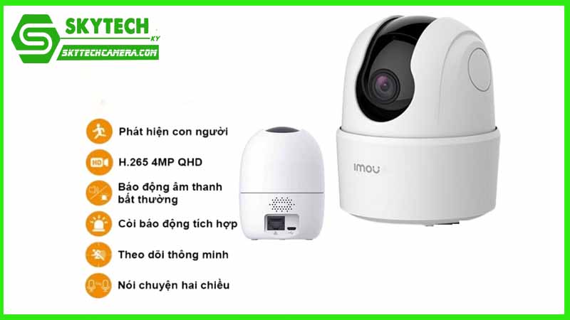 Camera Imou IPC-TA42CP với khả năng quay 360 độ: Tính năng và ứng dụng