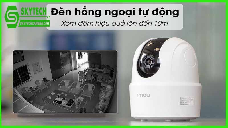 Tính năng ghi hình ban đêm của camera Imou IPC-TA42CP trong giám sát nhà cửa
