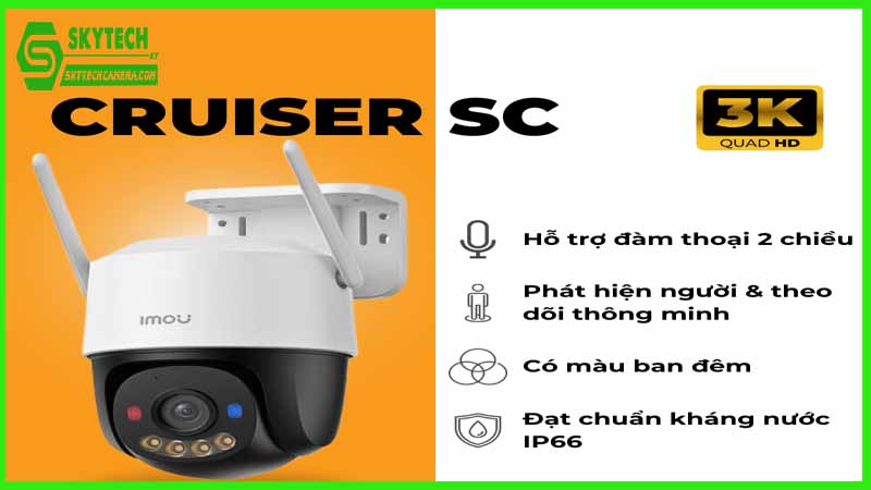 Camera IMOU Cruiser SC 5MP: Giải pháp bảo vệ tài sản toàn diện cho các khu vực kho bãi