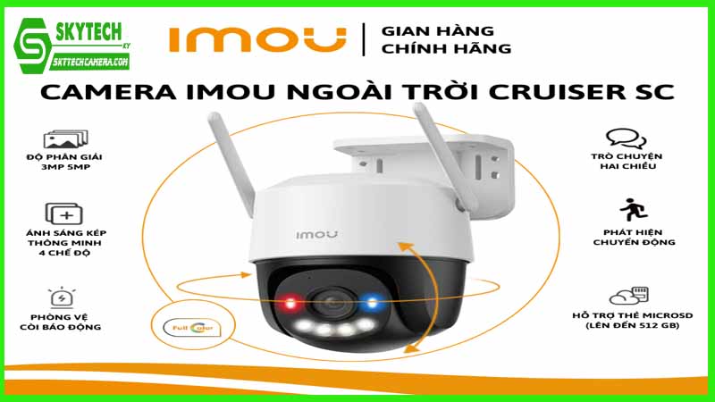 Làm thế nào Camera IMOU Cruiser SC 5MP giúp cung cấp bằng chứng khi mất trộm?