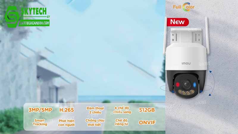 Lắp đặt Camera IMOU Cruiser SC 5MP tại khu vực cửa hàng giúp bảo vệ tài sản và ngăn ngừa mất trộm