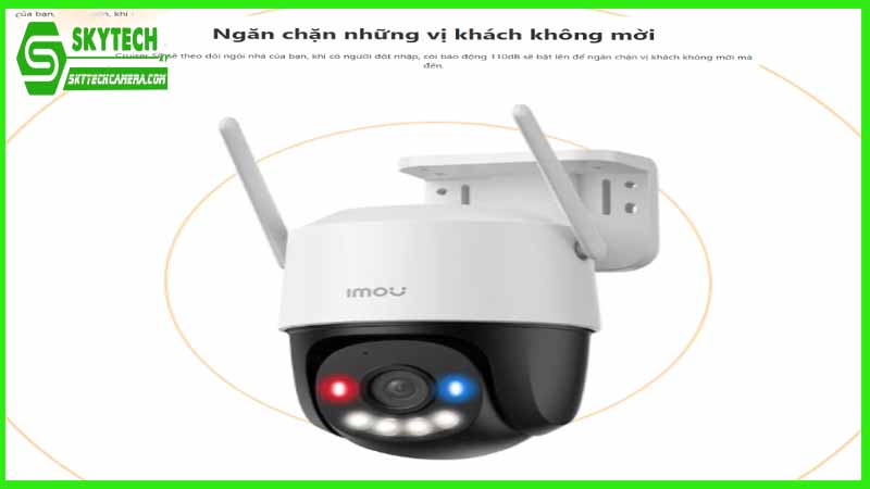 Cung cấp hình ảnh rõ ràng và chi tiết khi có sự cố trộm cắp nhờ Camera IMOU Cruiser SC 5MP